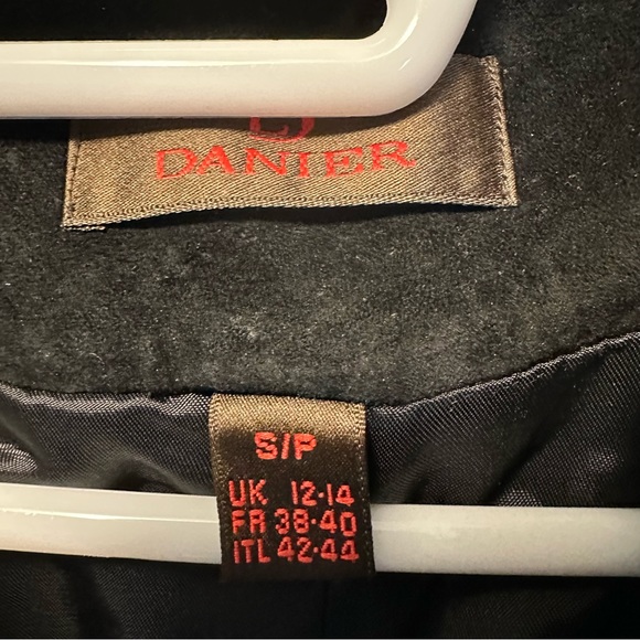 Genuine Leather Jacket with Velvet Panels - Picture 4 of 4